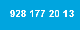 928 177 20 13 928 177 20 13